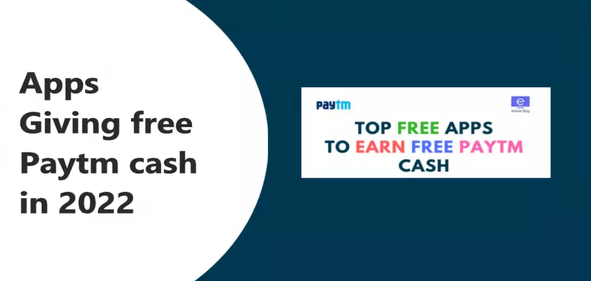 Apps Giving free Paytm cash